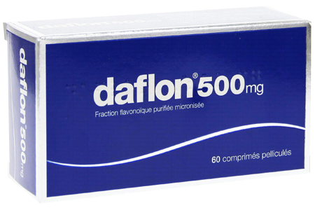 image Daflon® 500 mg - Boîte de 60 comprimés pelliculés