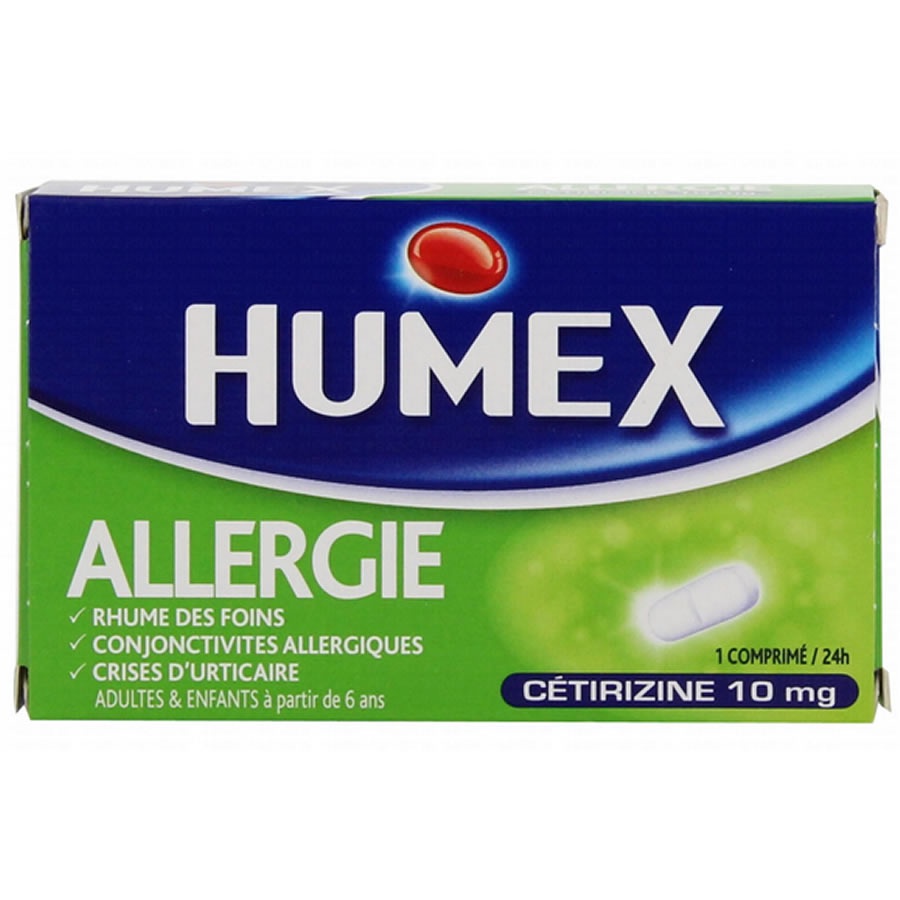 image HUMEX ALLERGIE Cetirizine 10 mg - 7 comprimés  